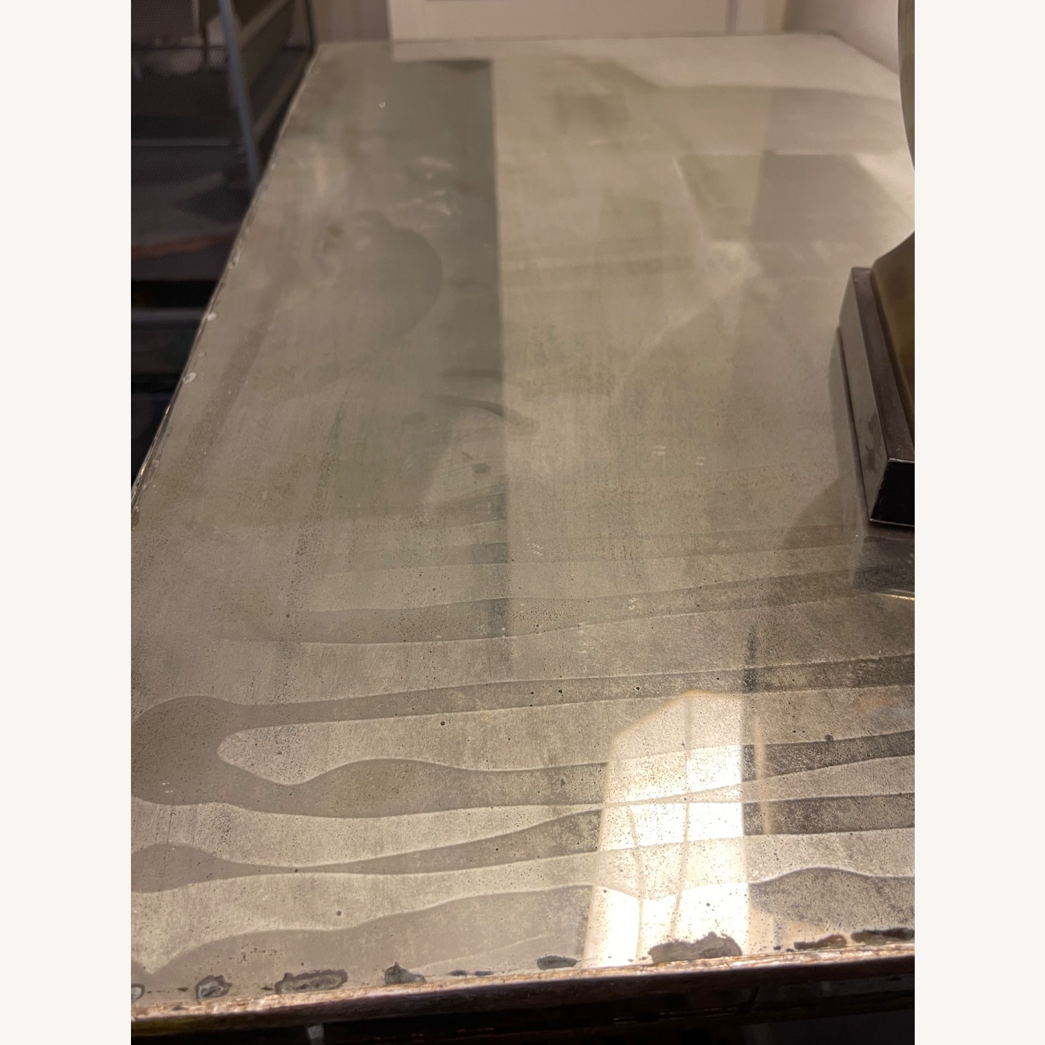 Vintage Mirrored Wooden 6 Drawer Dresser  - image-7