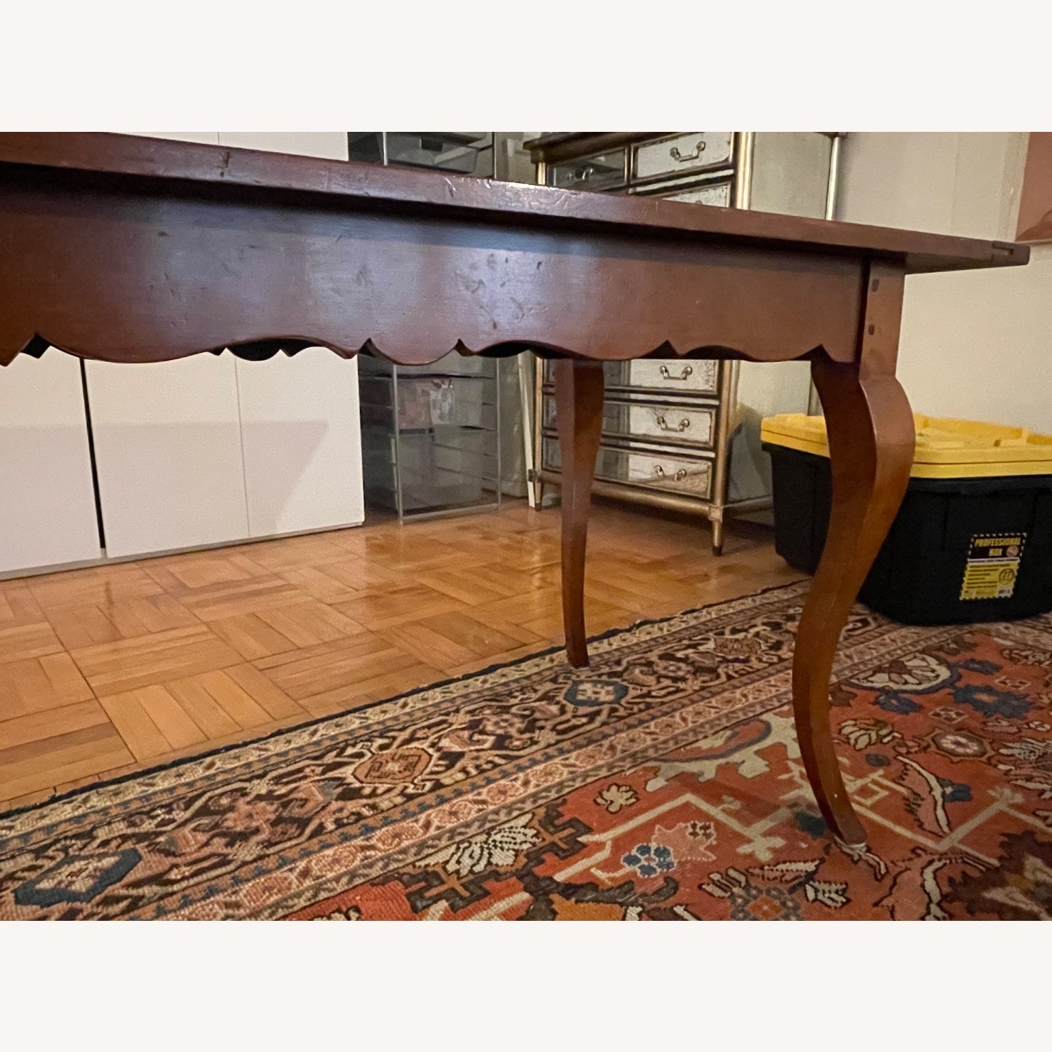 Wooden Farmhouse Style Dining Table - image-3