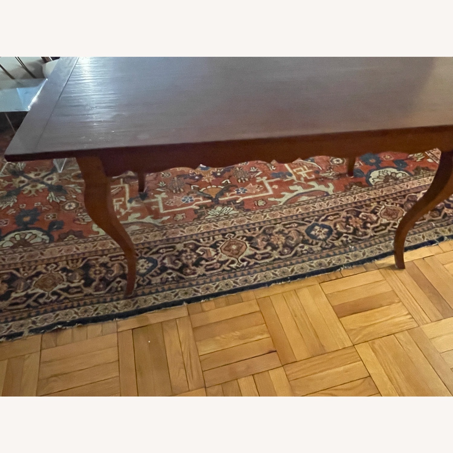 Wooden Farmhouse Style Dining Table - image-5