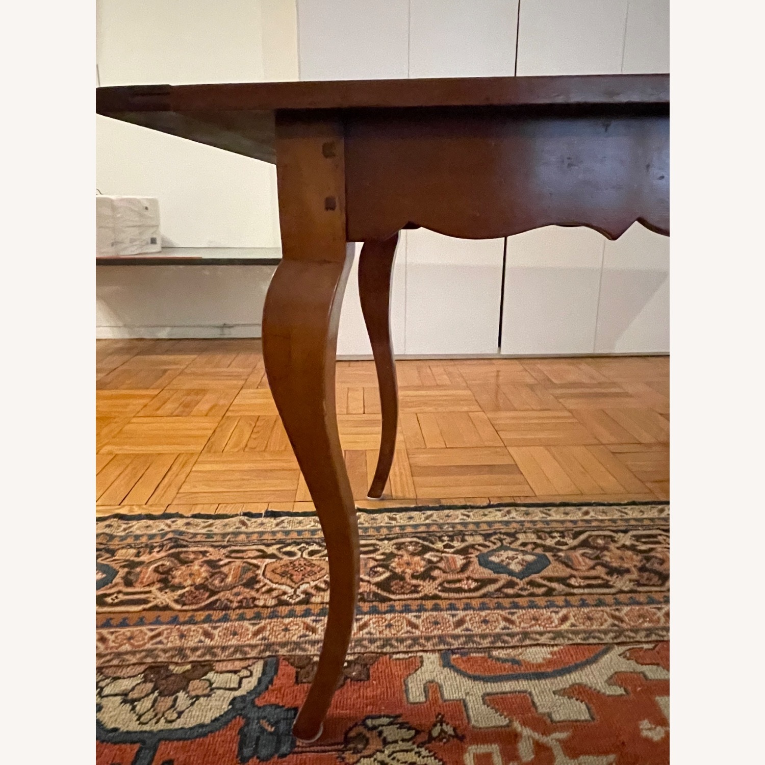 Wooden Farmhouse Style Dining Table - image-4