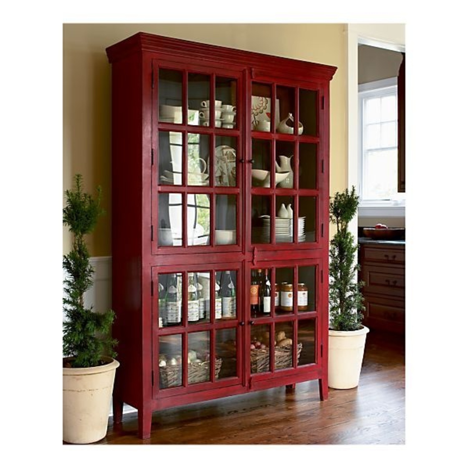 Crate & Barrel Rojo Tall Cabinet - image-6