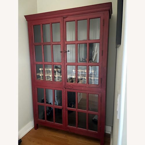 Used Crate & Barrel Rojo Tall Cabinet for sale on AptDeco
