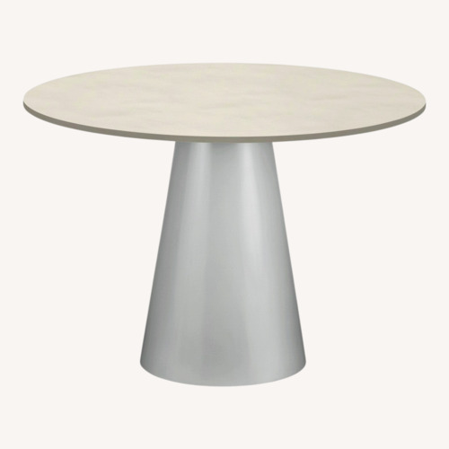 Used Room & Board Quartz & Steel Decker Dining Table for sale on AptDeco