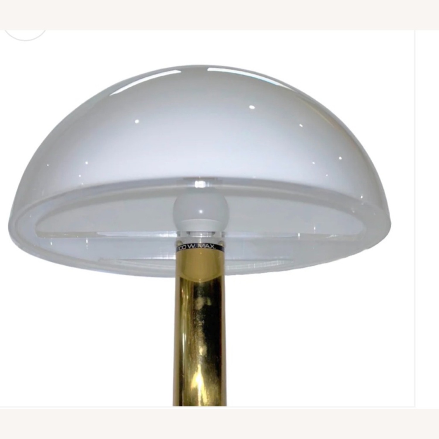 Mushroom Brass Touch Activated Lamp - image-2