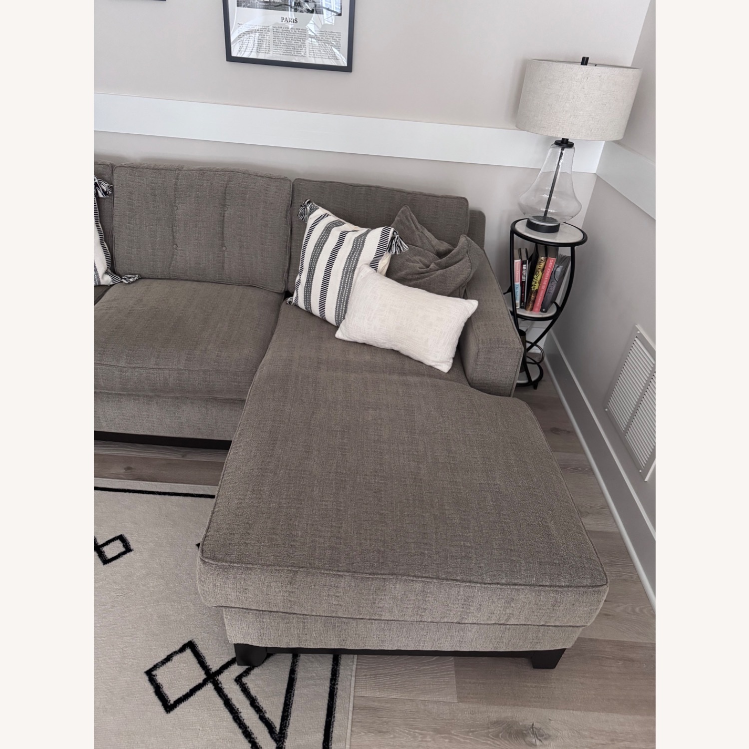 Macy's Light Brown Fabric Sleeper Sofa - image-3