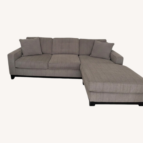 Used Macy's Light Brown Fabric Sleeper Sofa for sale on AptDeco