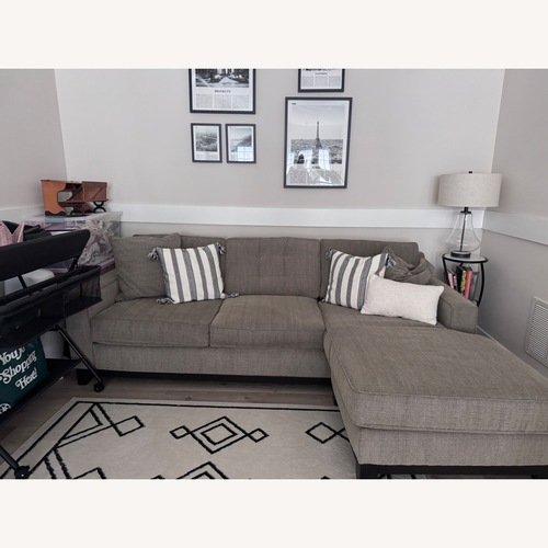 Used Macy's Light Brown Fabric Sleeper Sofa for sale on AptDeco