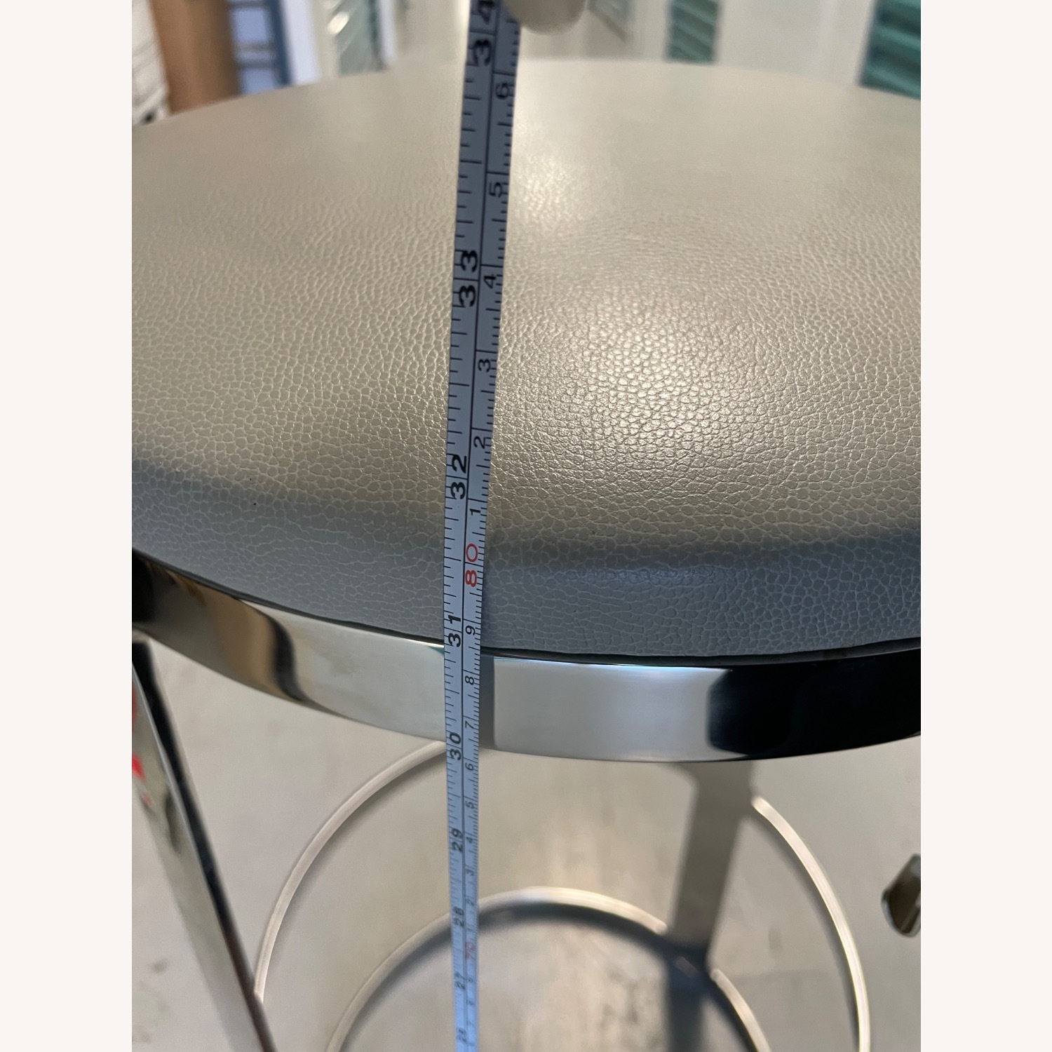 5 Bernhardt Design Aro Bar Stools Metal - image-2