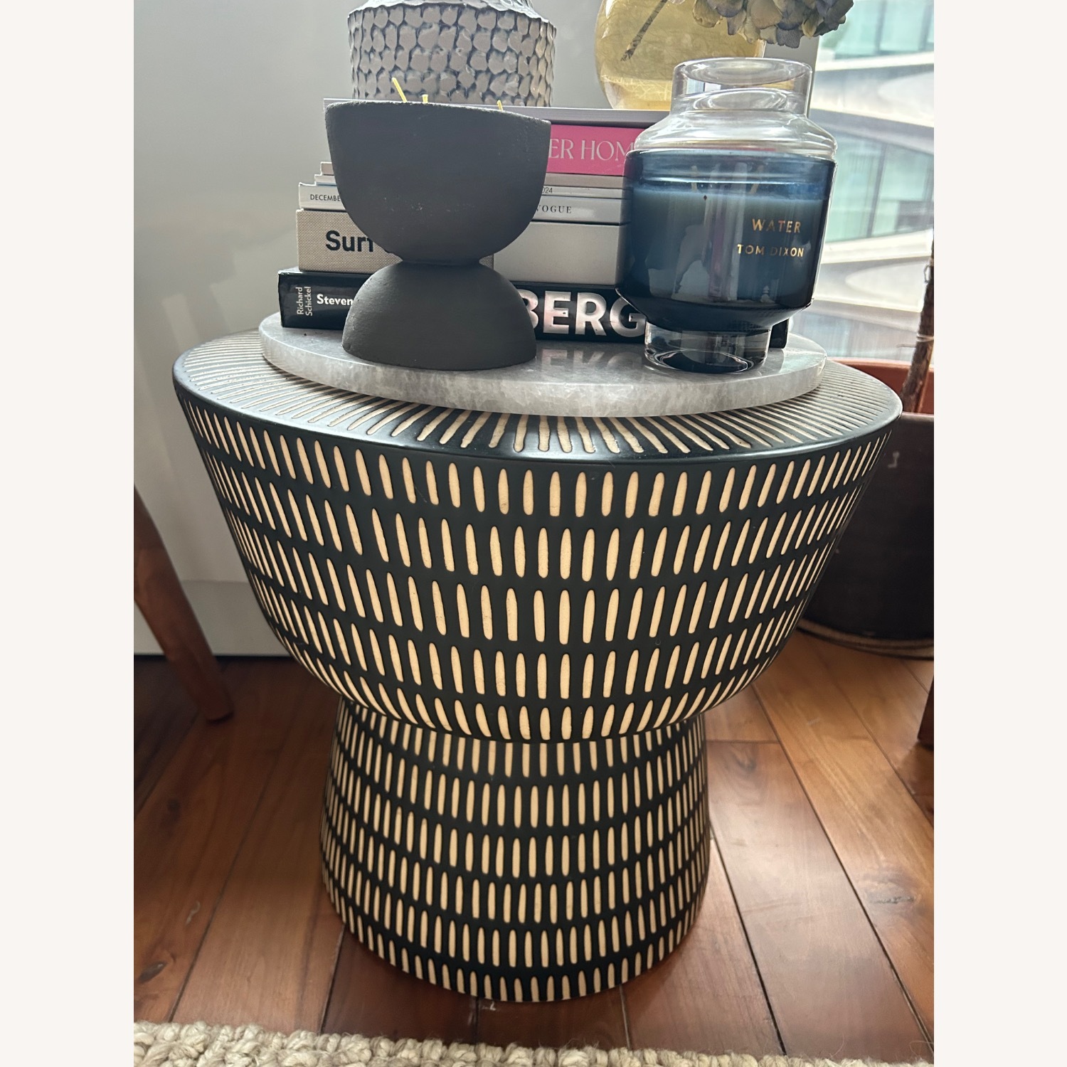 West Elm Faroe Textured Side Table (13") - image-2