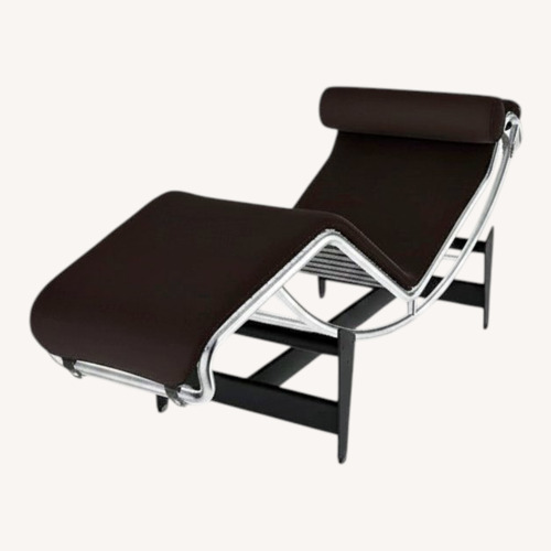 Used Cassina Black Leather Recliner for sale on AptDeco