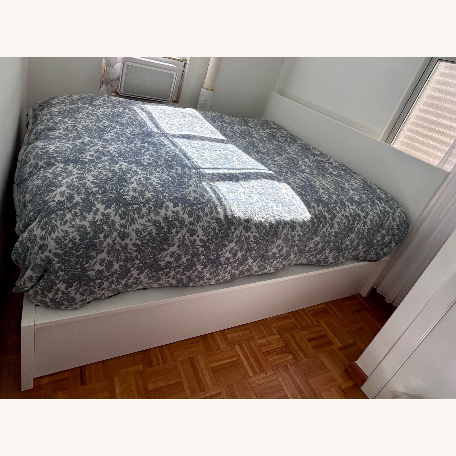 IKEA White Malm Queen Storage Bed - image-2