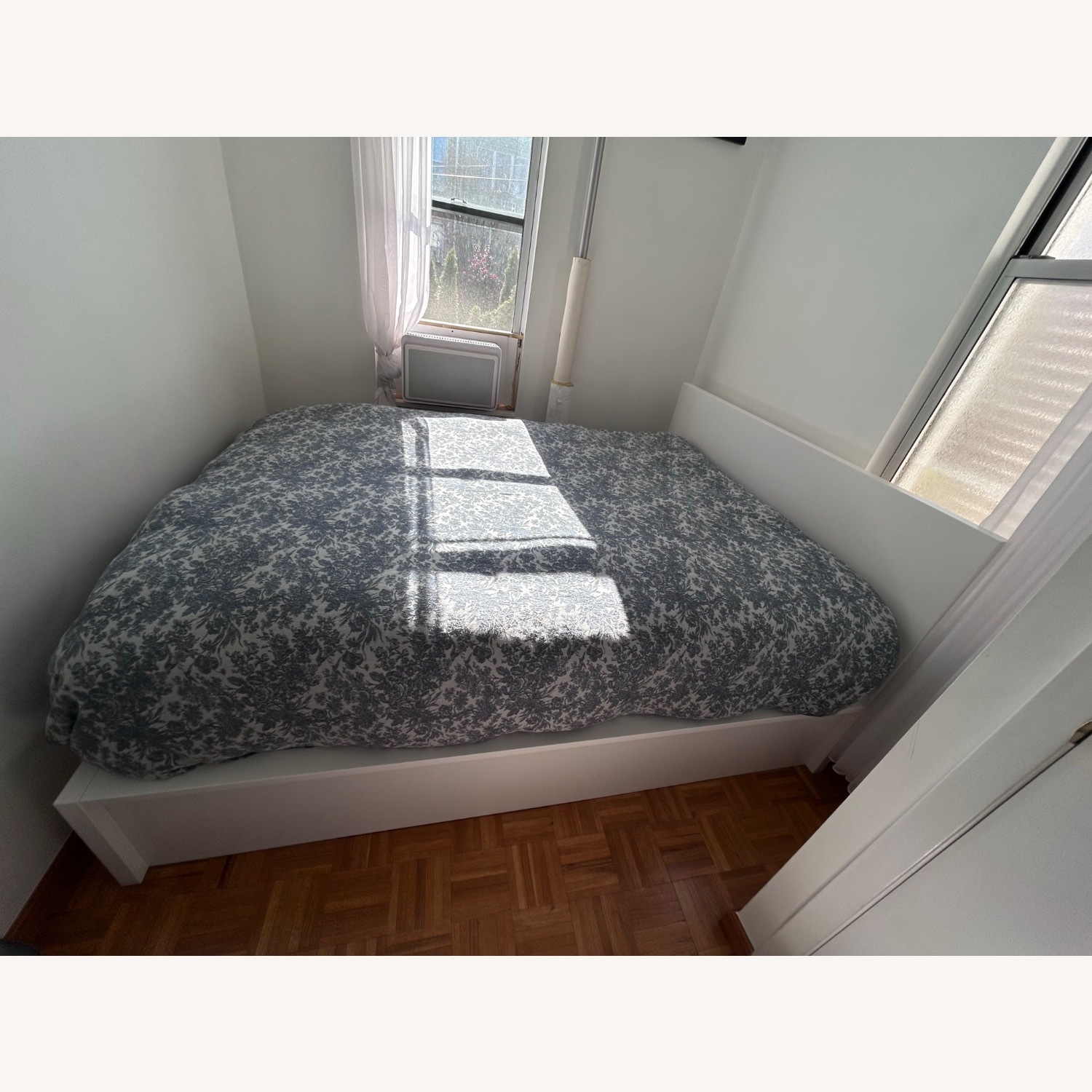 IKEA White Malm Queen Storage Bed - image-1