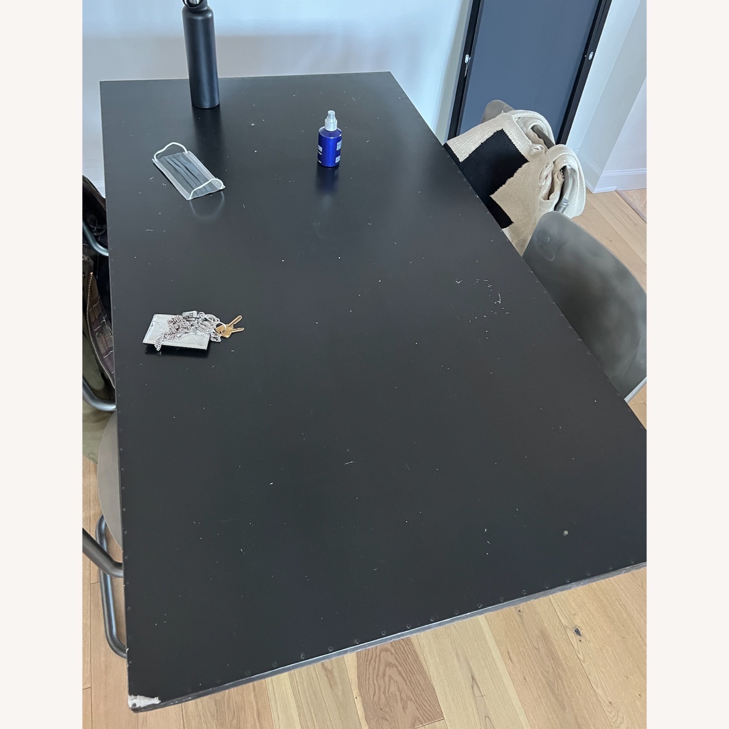 Restoration Hardware Factory Zinc & Cast Iron Dining Table - image-4