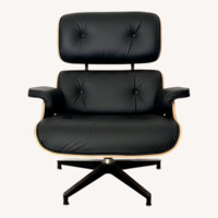Eames Lounge Chair Replica Tall Walnut
