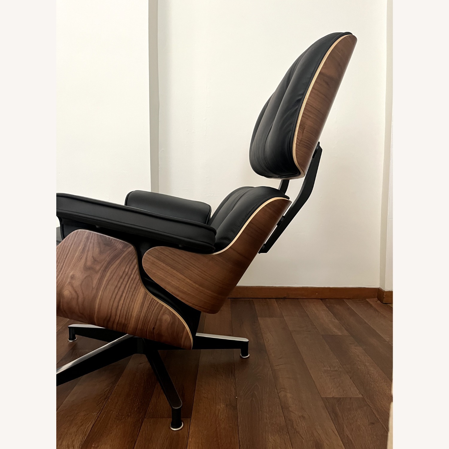 Eames Lounge Chair Replica Tall Walnut - image-2