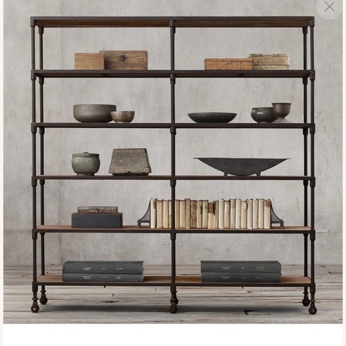 Used Restoration Hardware Dutch Industrial Double Shelving for sale on AptDeco