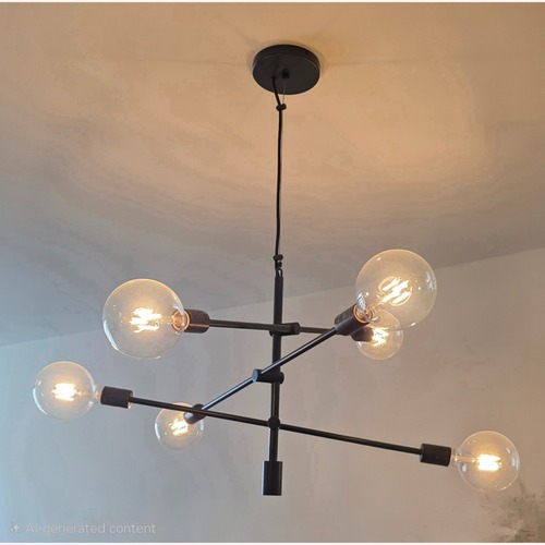 Used West Elm Staggered Light Chandelier (29") for sale on AptDeco