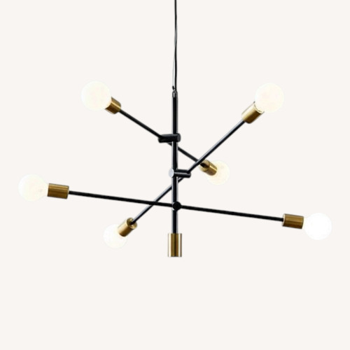 Used West Elm Staggered Light Chandelier (29")  for sale on AptDeco