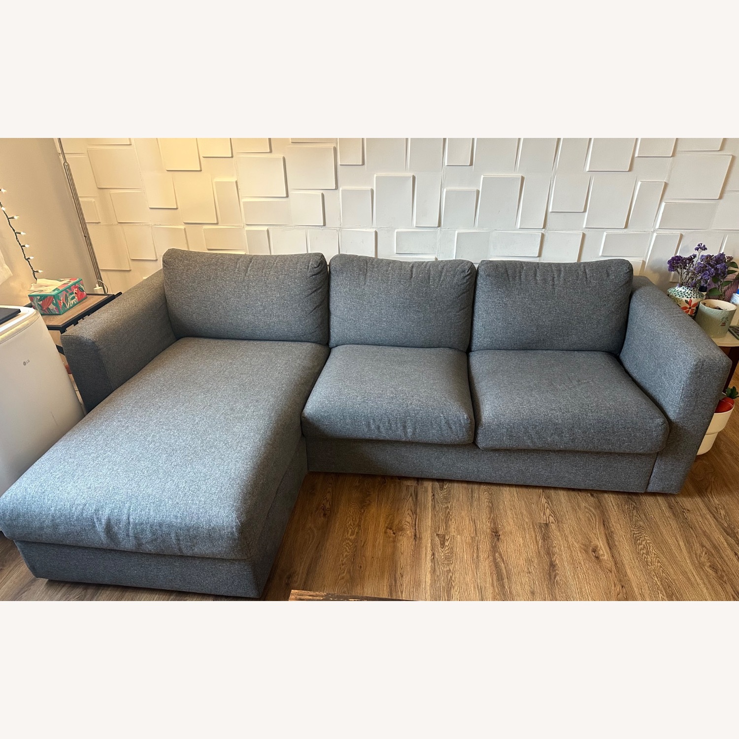 IKEA Gray Sofa - image-1