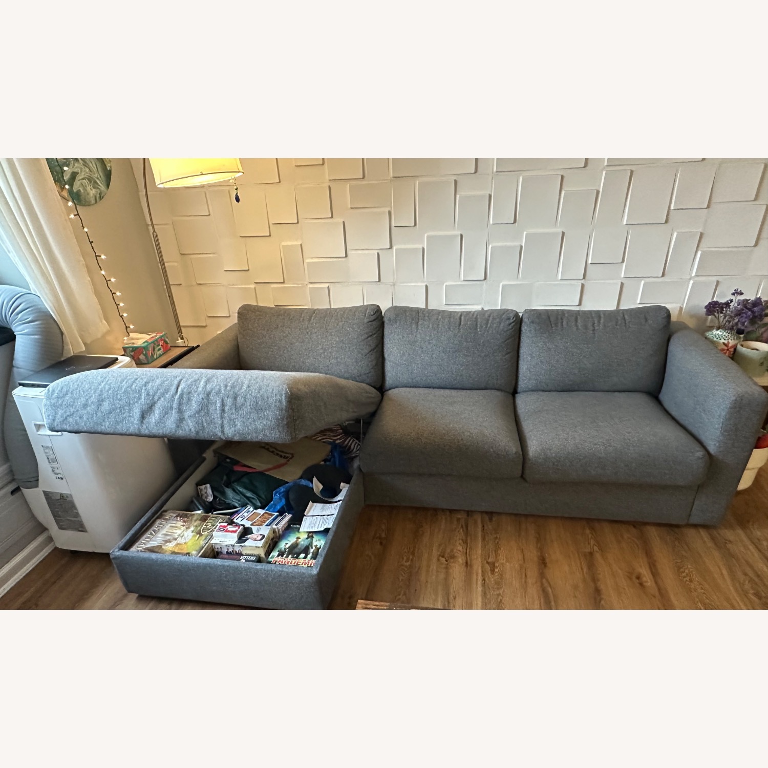 IKEA Gray Sofa - image-2