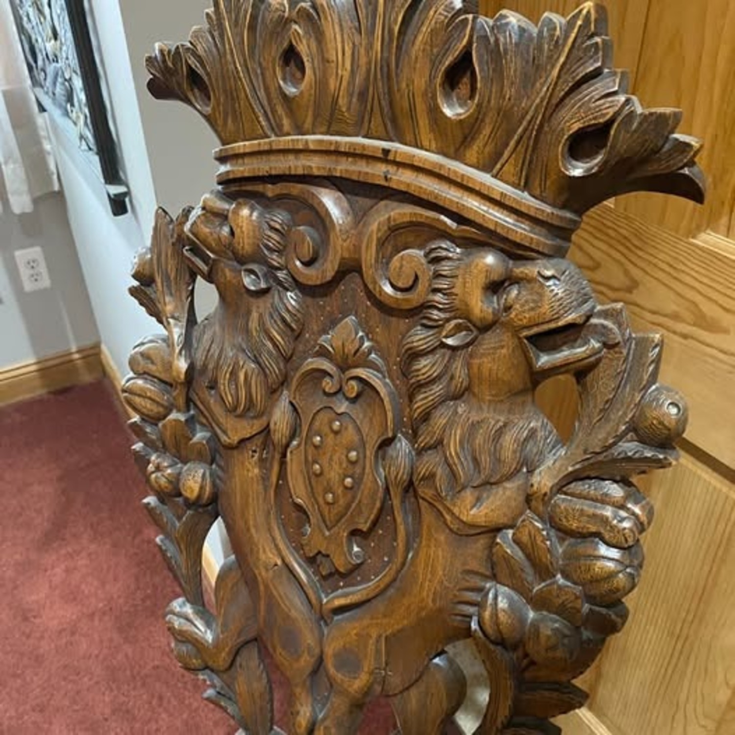 Antique Italian Renaissance Carved Sgabello Chairs - image-5