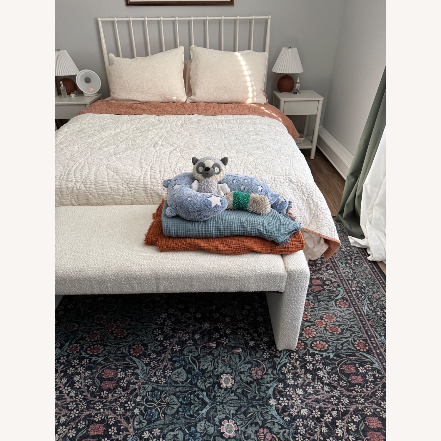 Ruggable Morris & Co Green Area Rug 6' x 9' - image-4