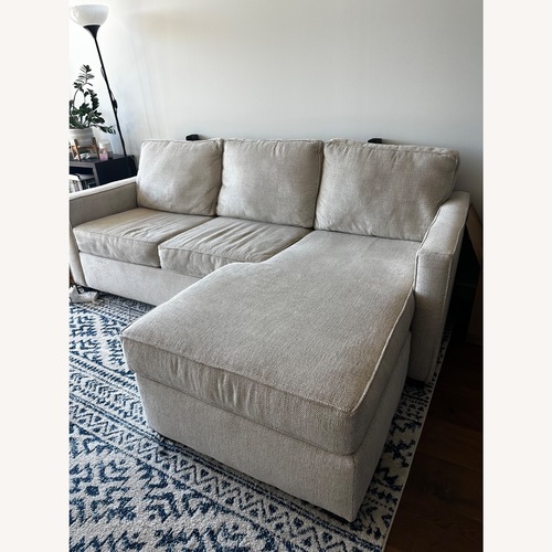 Used Living Spaces Natural 3+ Piece Sectional for sale on AptDeco