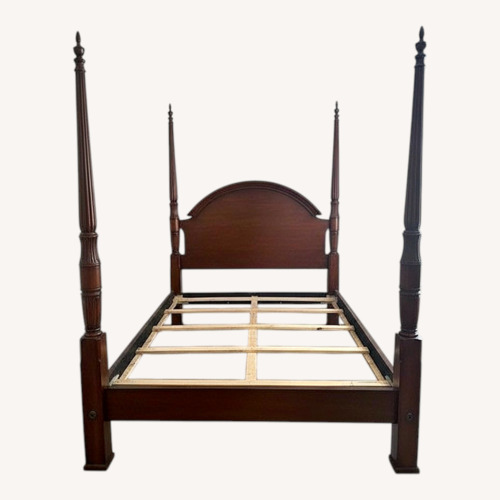 Used 4 Poster Bombay Queen Bed for sale on AptDeco