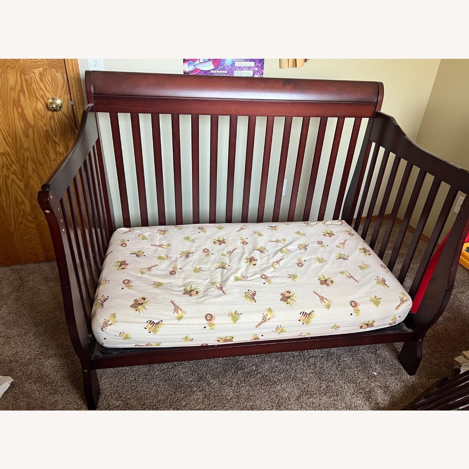 Delta Children Dark Brown Wood Crib - image-5