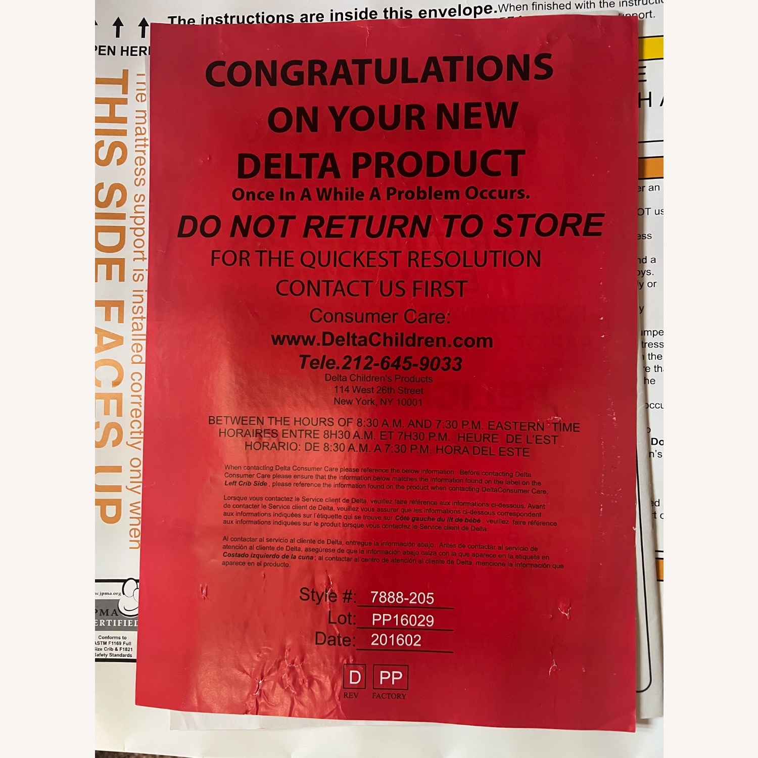 Delta Children Dark Brown Wood Crib - image-6