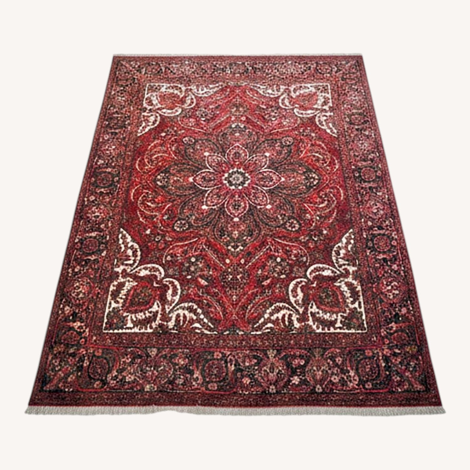 Vintage/Antique Red Area Rug 12' x 15' - image-0