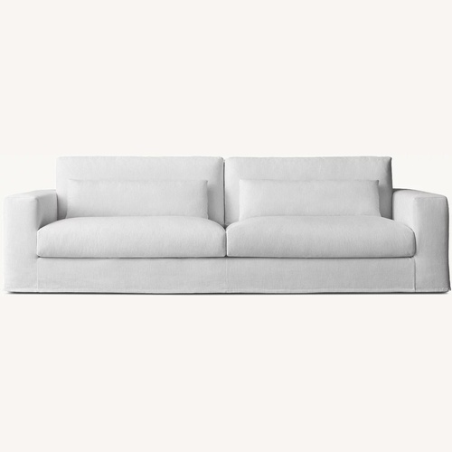 Used Restoration Hardware Lugano 3 Seater Sofa + Ottoman for sale on AptDeco