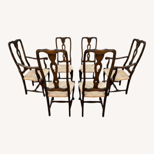 Used Solid Wood English Style Dining Set for sale on AptDeco
