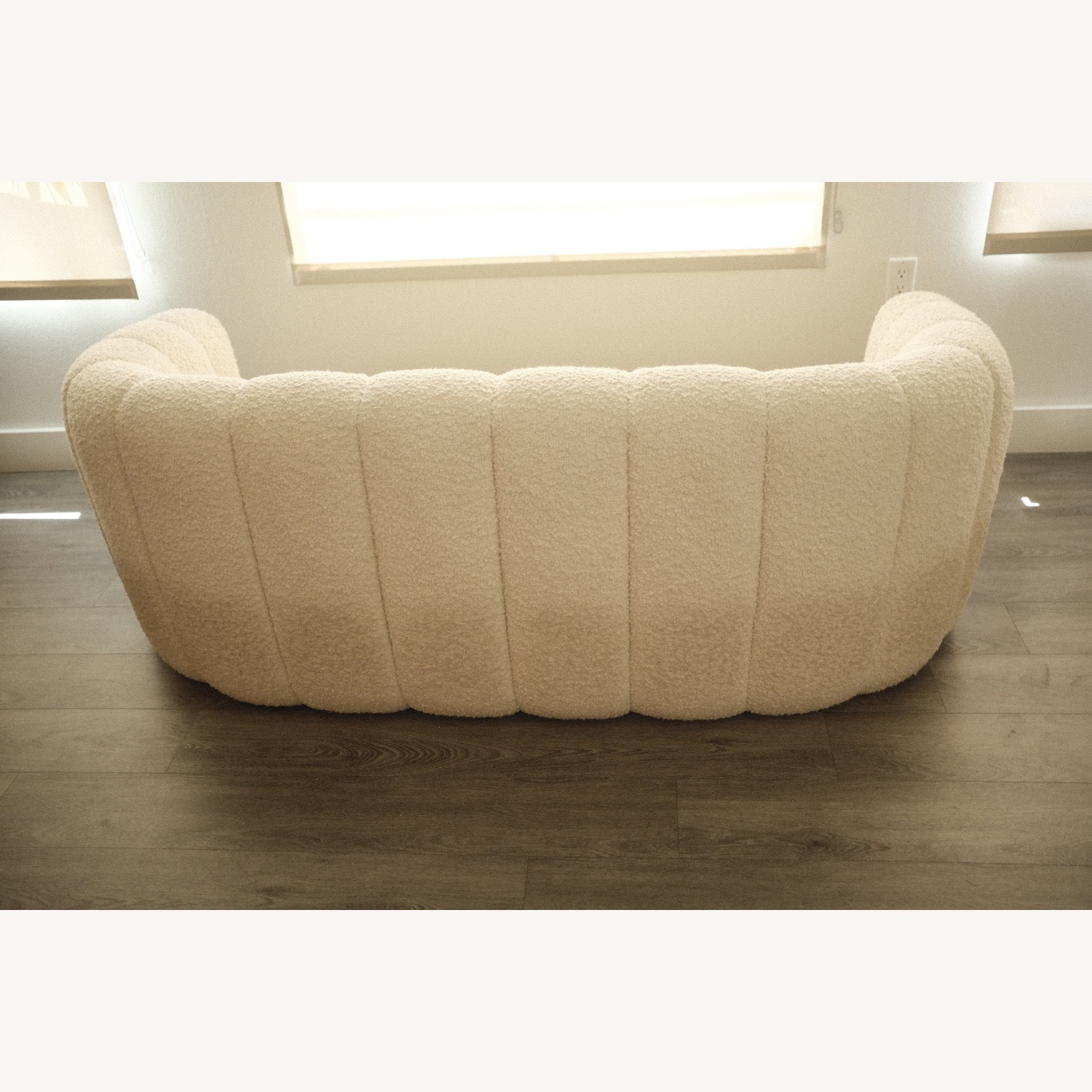 CB2 Fitz White Boucle 2 Seater Sofa - image-4