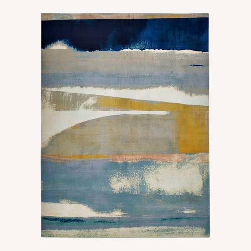 Used West Elm Sun-Kissed Landscape Performance Rug 6' x 9' for sale on AptDeco