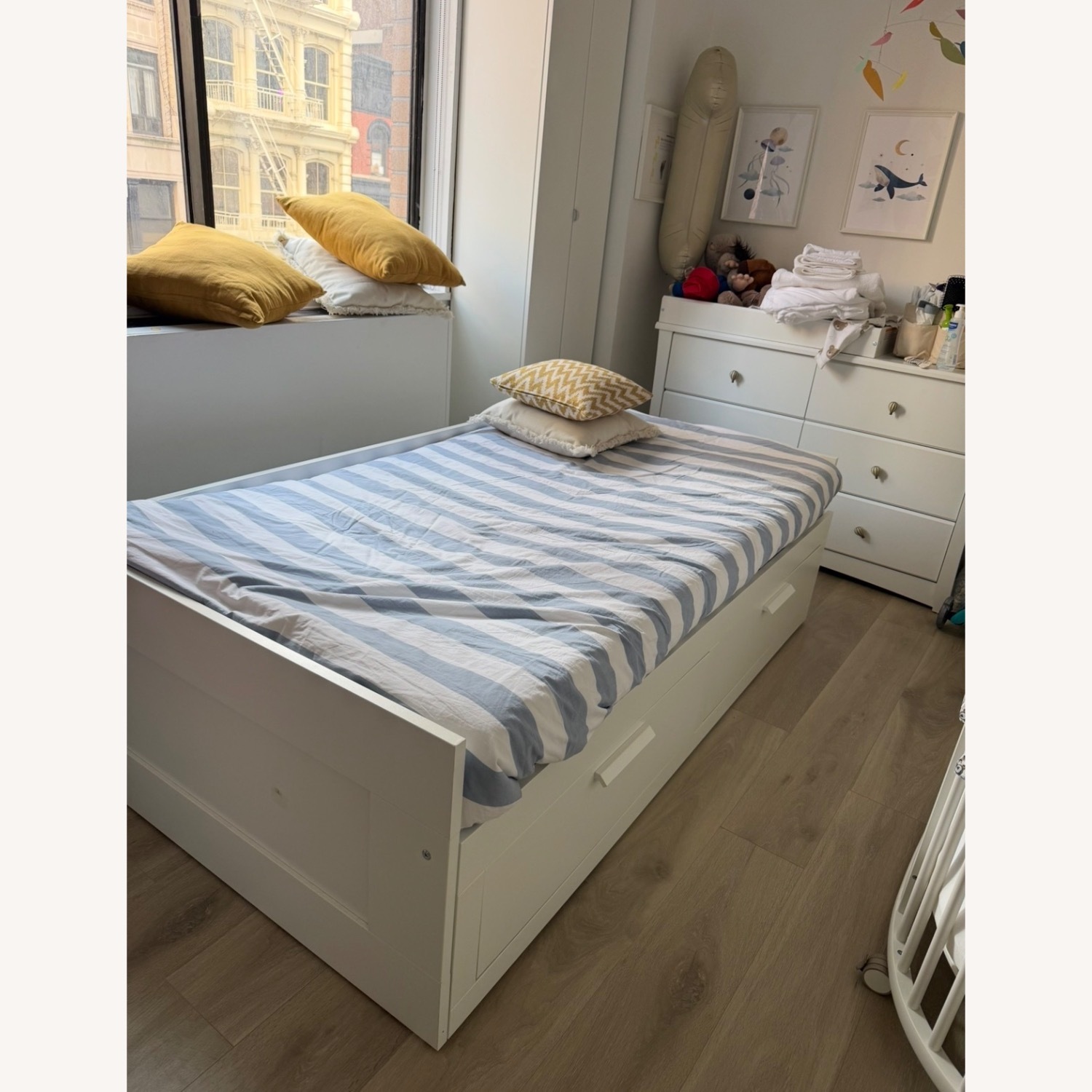 IKEA Brimnes White Wood Daybed - image-2