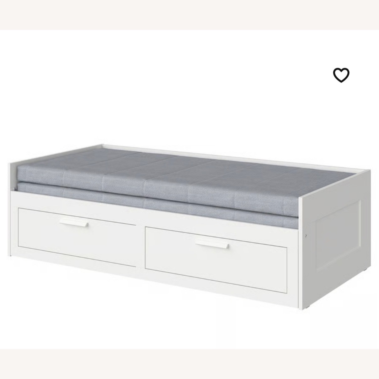 IKEA Brimnes White Wood Daybed - image-4