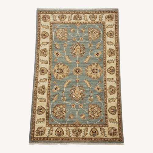 Used Natural Hand-Knotted Small  Rug 2.6' x 4.2' for sale on AptDeco