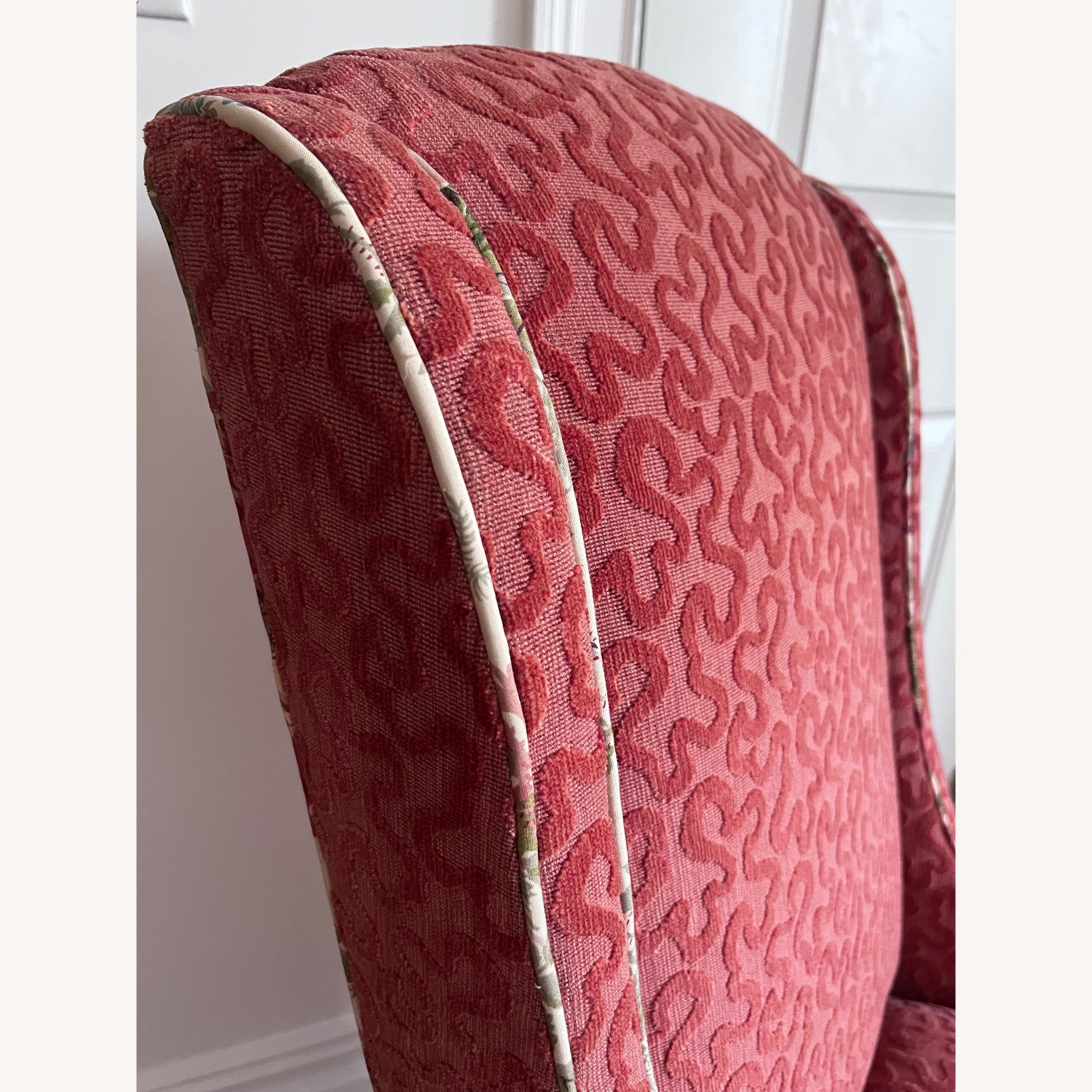 Vintage/Antique Finds Pink Fabric Armchair - image-3