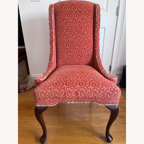 Used Vintage/Antique Finds Pink Fabric Armchair for sale on AptDeco
