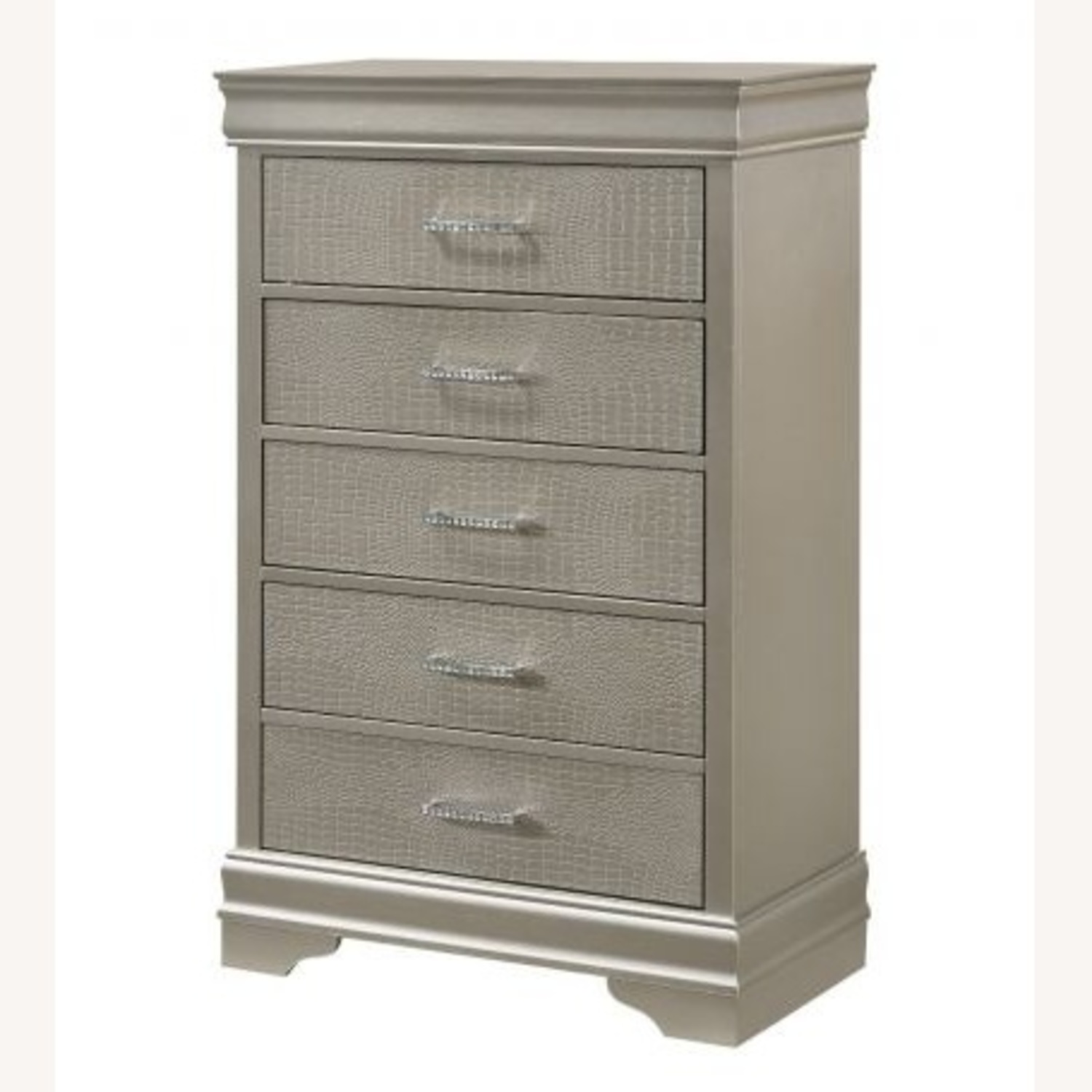 Dark Gray Leather Chest - image-4