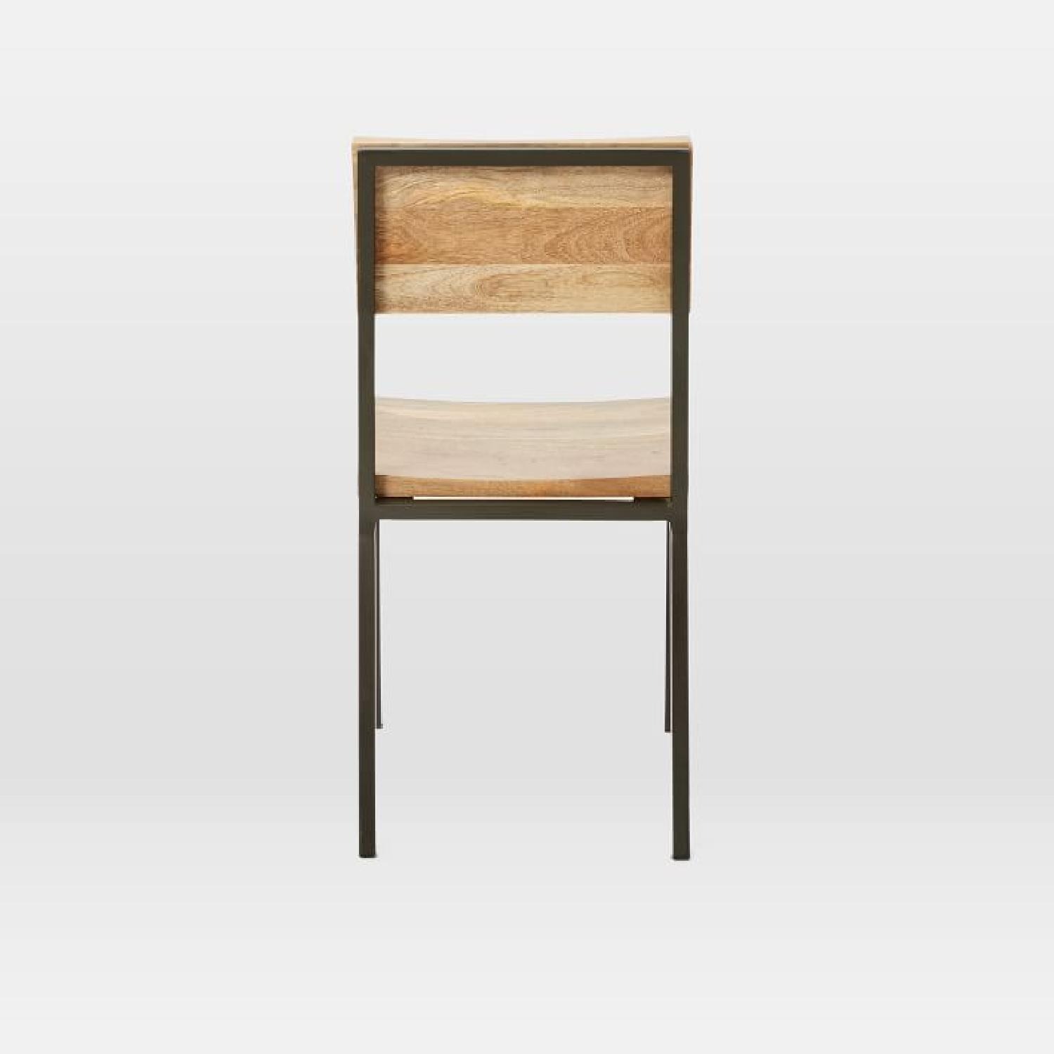 West Elm Rustic Raw Mango Chairs - image-3