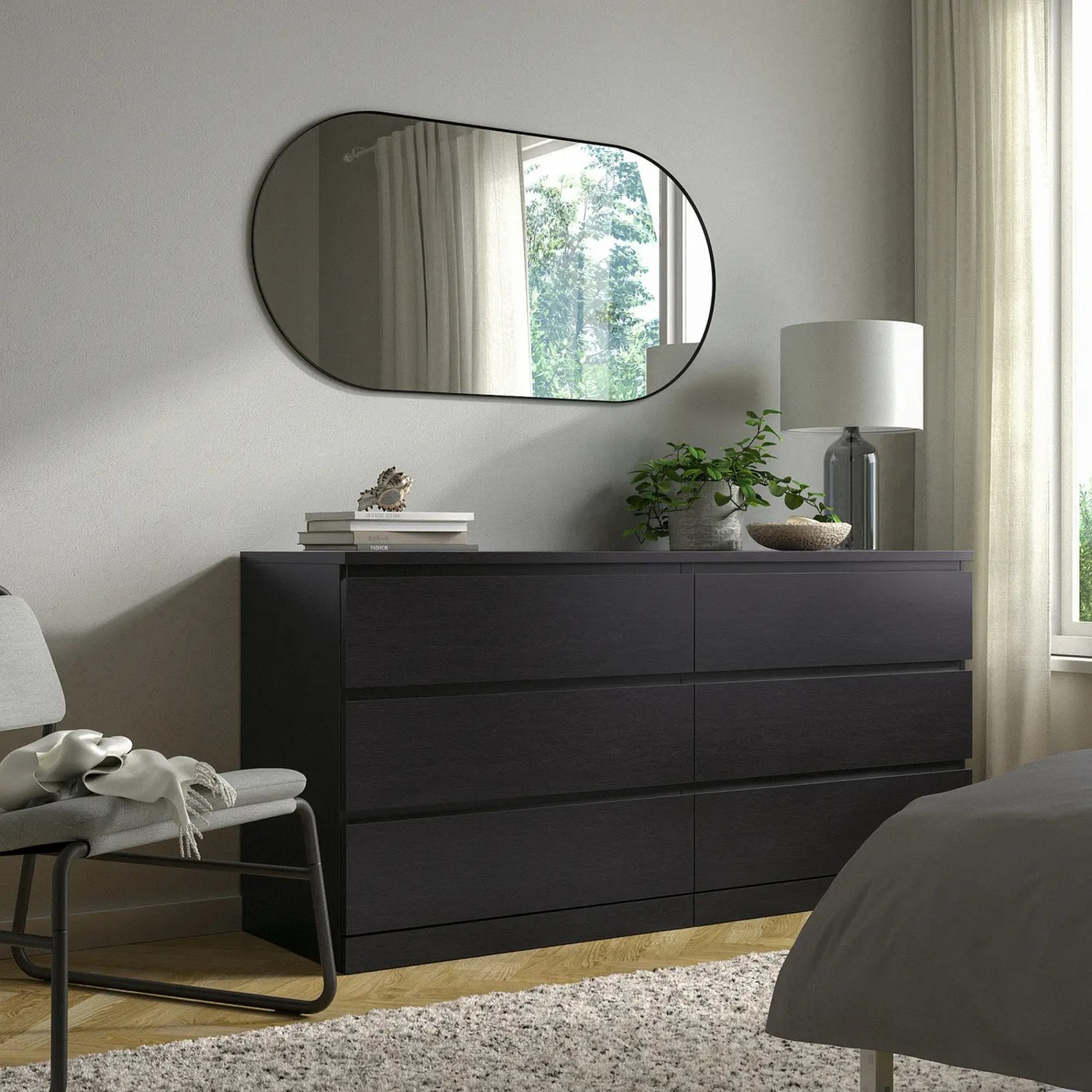IKEA Malm 6-Drawer Dresser - image-1