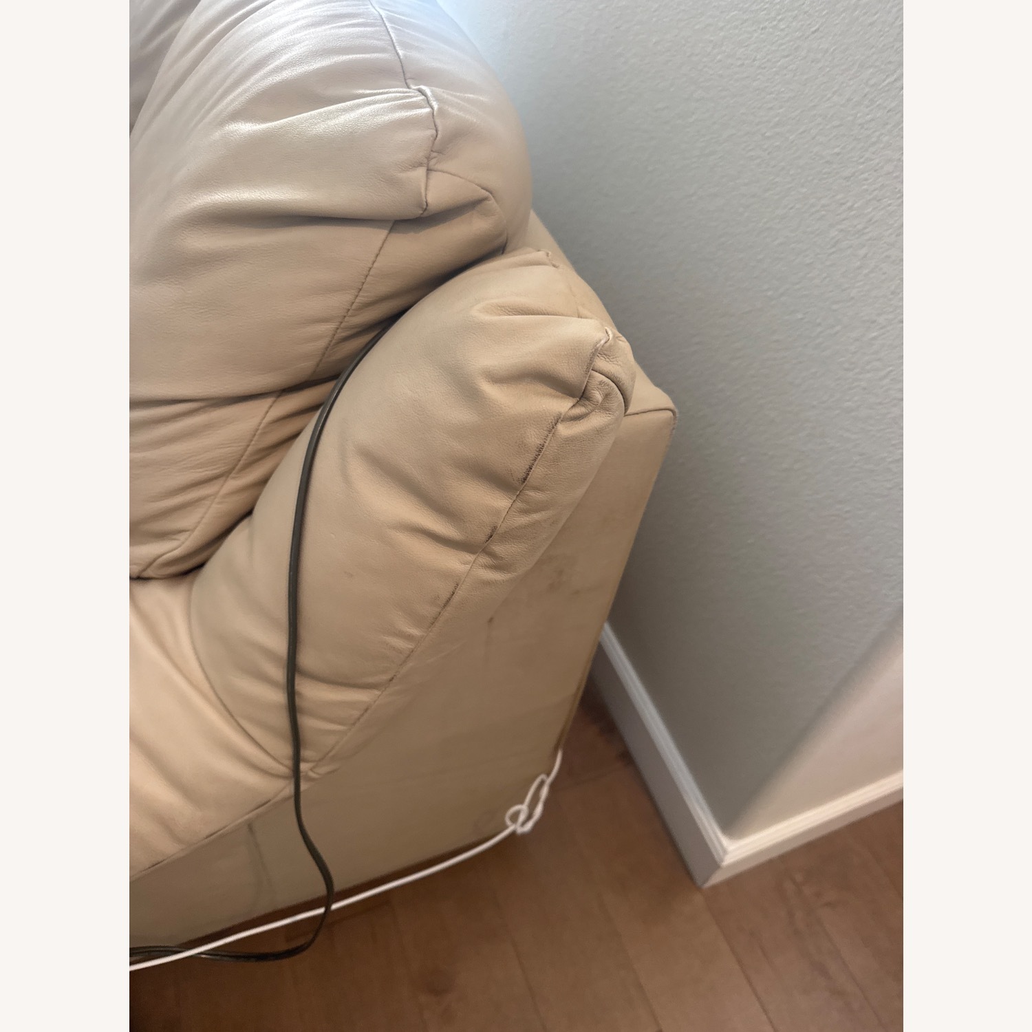 Leather Sleeper Sofa- - image-3