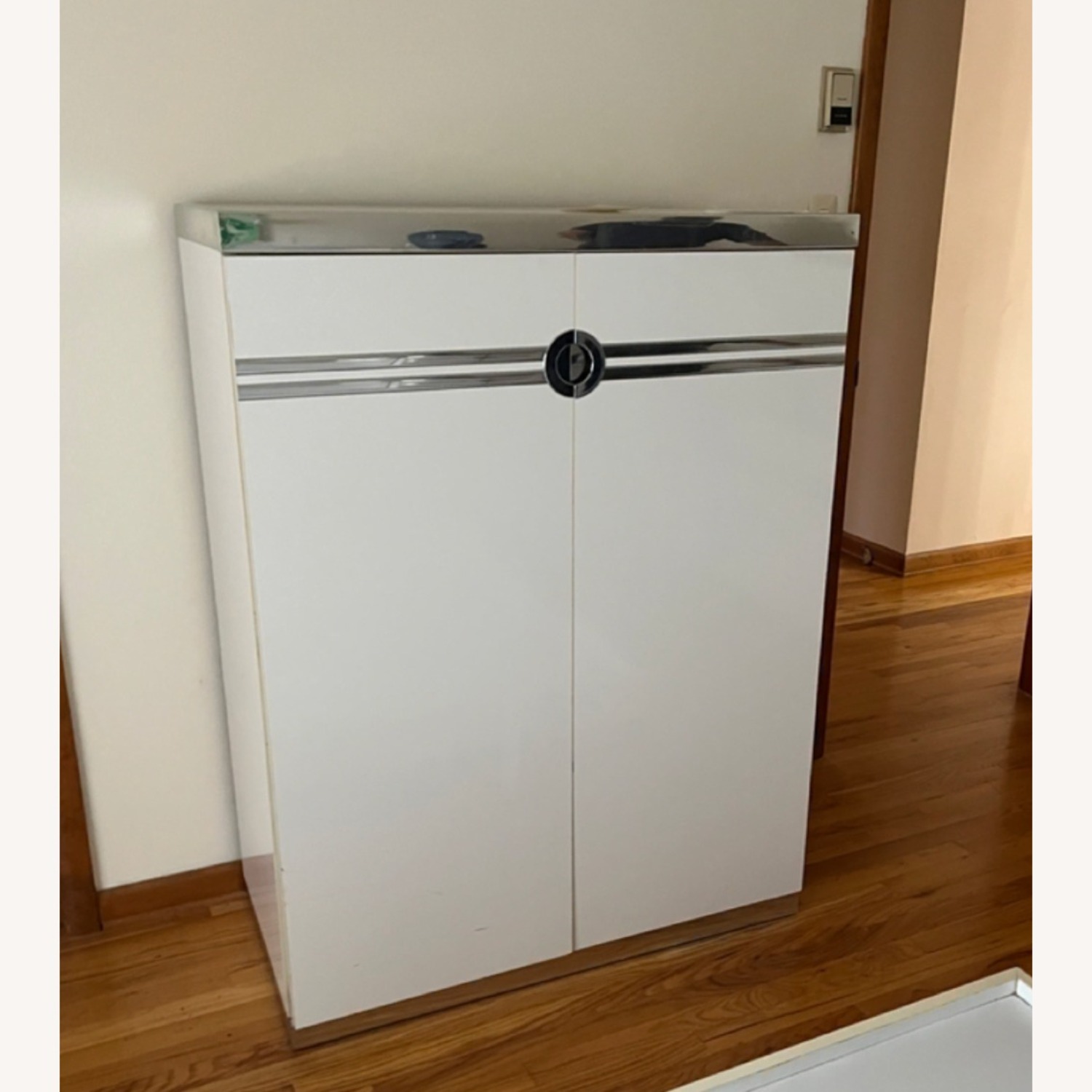 Pierre Cardin White Aluminum Chest - image-1