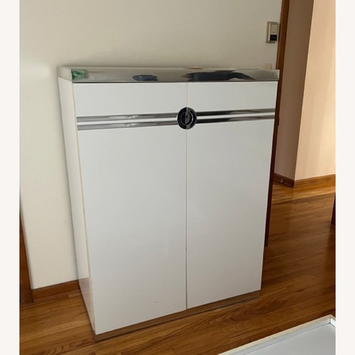 Used Pierre Cardin White Aluminum Chest for sale on AptDeco