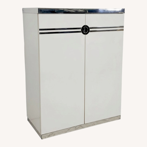 Used Pierre Cardin White Aluminum Chest for sale on AptDeco