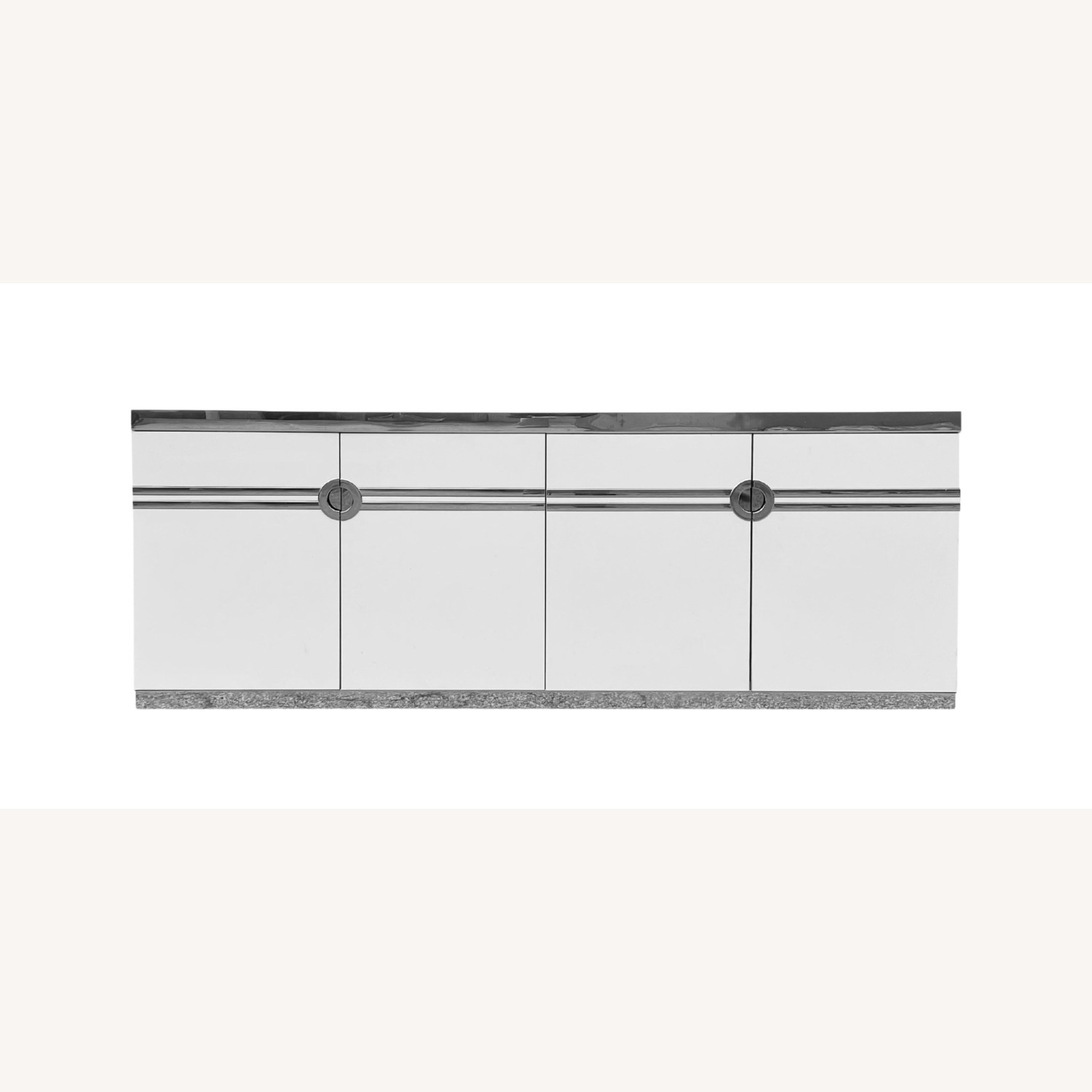 Pierre Cardin White Aluminum Dresser - image-3