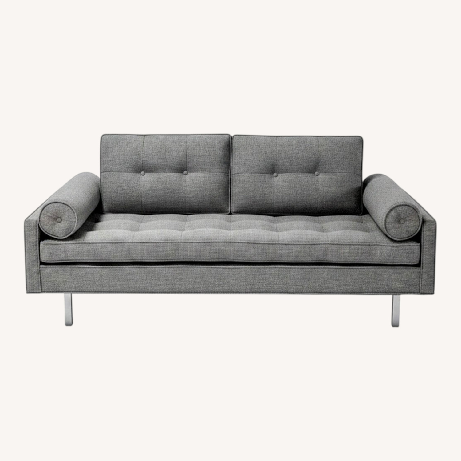 Vioski Chicago Light Gray Loveseat - image-0