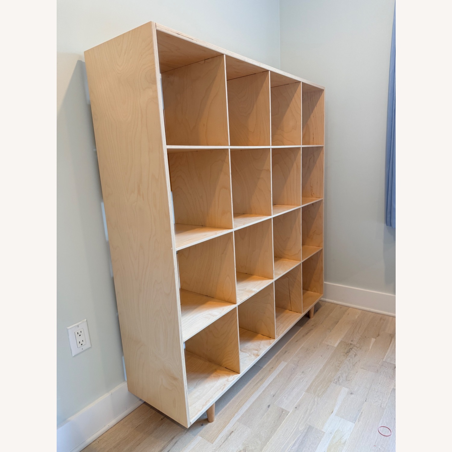 Natural Wood Bookcase - image-2